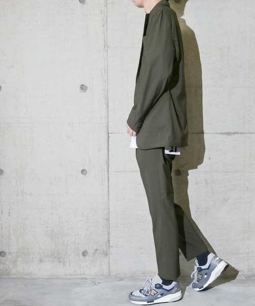 JOHN'S CLOSET(ジョンズクローゼット)の「【3】 ROOT THREE ポリエステル2WAYストレッチジャケット(テーラードジャケット・メンズ・ネイビー/ベージュ/カーキ/ブラック・LARGE/MEDIUM/X-LARGE)」の19枚目の写真