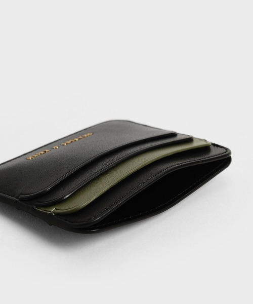 CHARLES & KEITH（チャールズ & キース）の「ツートーン マルチスロットカードホルダー / Two-Tone Multi Slot Card Holder（カードケース・レディース・ブラック/オリーブ/ブルー系その他4・XXS）」の6枚目の写真