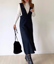 【ZOZO限定アイテム】起毛ツイルジャンパースカート