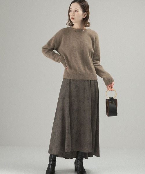 URBAN RESEARCH ROSSO WOMEN（アーバンリサーチ　ロッソ）の「ファーニット2WAYカーディガン（カーディガン/ボレロ・レディース・キャメル/ブルー系その他/ブラック・FREE）」の8枚目の写真