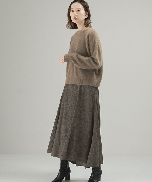 URBAN RESEARCH ROSSO WOMEN（アーバンリサーチ　ロッソ）の「ファーニット2WAYカーディガン（カーディガン/ボレロ・レディース・キャメル/ブルー系その他/ブラック・FREE）」の9枚目の写真