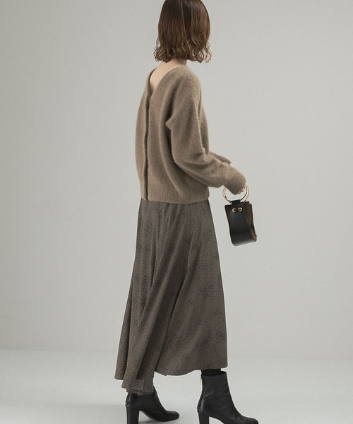 URBAN RESEARCH ROSSO WOMEN（アーバンリサーチ　ロッソ）の「ファーニット2WAYカーディガン（カーディガン/ボレロ・レディース・キャメル/ブルー系その他/ブラック・FREE）」の10枚目の写真