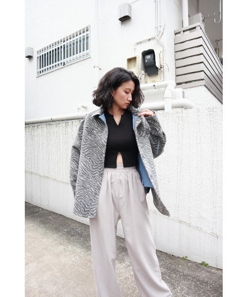 FIG&VIPER（フィグアンドバイパー）の「シャツJK（その他アウター・レディース・ブラウン/グレー/マルチ/オレンジ・FREE）」の18枚目の写真