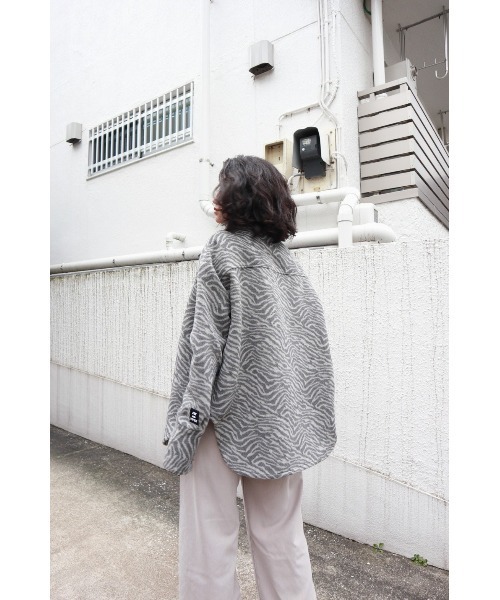 FIG&VIPER（フィグアンドバイパー）の「シャツJK（その他アウター・レディース・ブラウン/グレー/マルチ/オレンジ・FREE）」の14枚目の写真