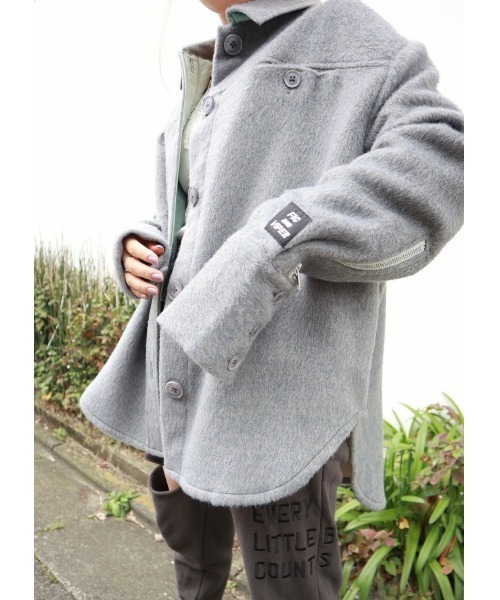 FIG&VIPER（フィグアンドバイパー）の「シャツJK（その他アウター・レディース・ブラウン/グレー/マルチ/オレンジ・FREE）」の12枚目の写真