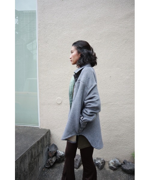 FIG&VIPER（フィグアンドバイパー）の「シャツJK（その他アウター・レディース・ブラウン/グレー/マルチ/オレンジ・FREE）」の20枚目の写真