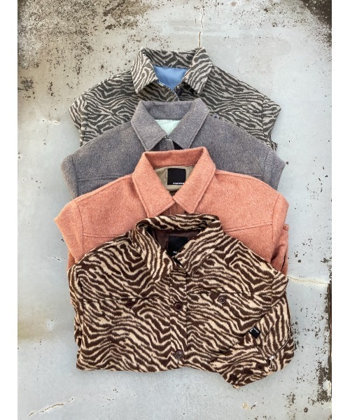 FIG&VIPER（フィグアンドバイパー）の「シャツJK（その他アウター・レディース・ブラウン/グレー/マルチ/オレンジ・FREE）」の13枚目の写真