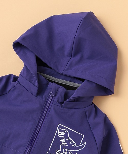 kladskap（クレードスコープ）の「ベストライナーつき恐竜ウィンドブレーカー（ブルゾン・キッズ・パープル/カーキ・120cm/100cm/110cm/130cm/90cm）」の9枚目の写真