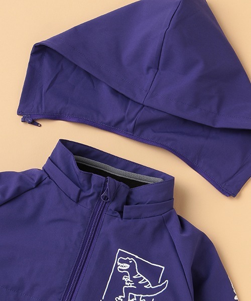 kladskap（クレードスコープ）の「ベストライナーつき恐竜ウィンドブレーカー（ブルゾン・キッズ・パープル/カーキ・120cm/100cm/110cm/130cm/90cm）」の11枚目の写真
