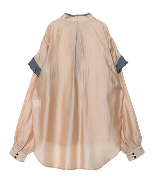 PAMEO POSE（パメオポーズ）の「Fin Shoulder Blouse（シャツ/ブラウス・レディース・ホワイト/ベージュ/ブラック・FREE）」の20枚目の写真