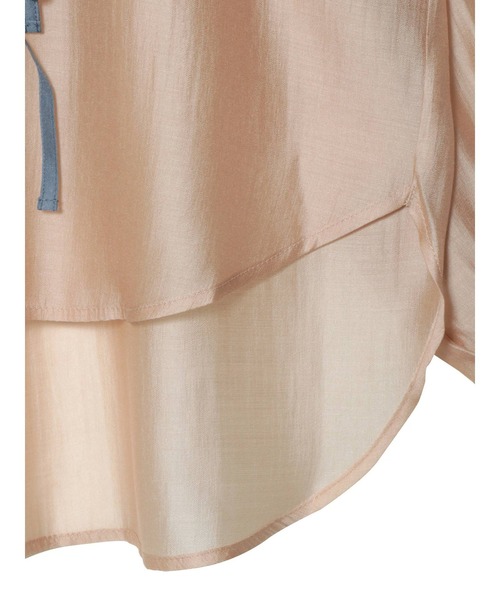 PAMEO POSE（パメオポーズ）の「Fin Shoulder Blouse（シャツ/ブラウス・レディース・ホワイト/ベージュ/ブラック・FREE）」の16枚目の写真