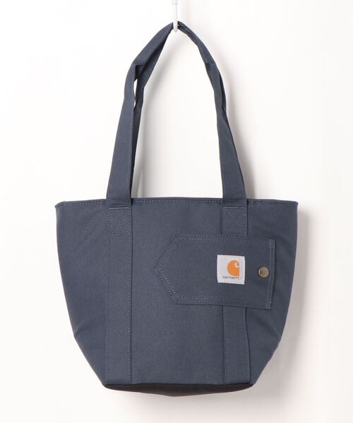 Carhartt（カーハート）の「ランチトートバッグ LUNCH TOTE（トートバッグ・メンズ・ネイビー/グレー・F）」の2枚目の写真