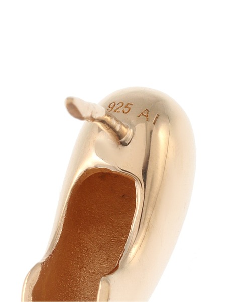 ANNIKA INEZ(アニカイネズ)の「【Annika Inez / アニカ イネズ】HEART HOOPS SML:ピアス(ピアス(両耳用)・レディース・ゴールド・FREE)」の4枚目の写真