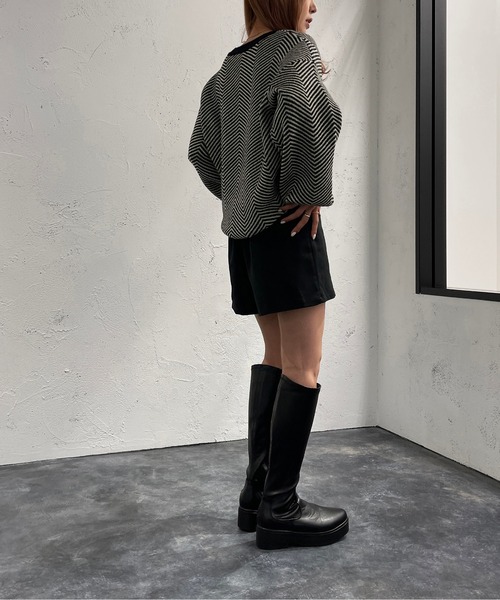 apres jour mignon（アプレジュールミニョン）の「センターシームショートパンツ【ZOZOTOWN限定アイテム】（その他パンツ・レディース・ブラック/その他/グリーン・X-LARGE/フリー）」の10枚目の写真