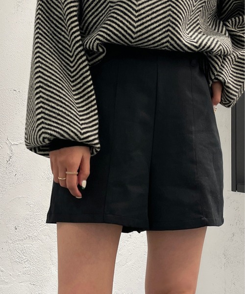 apres jour mignon（アプレジュールミニョン）の「センターシームショートパンツ【ZOZOTOWN限定アイテム】（その他パンツ・レディース・ブラック/その他/グリーン・X-LARGE/フリー）」の11枚目の写真