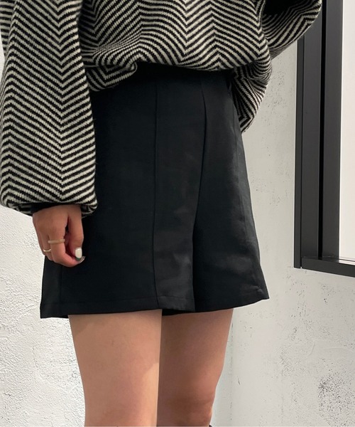 apres jour mignon（アプレジュールミニョン）の「センターシームショートパンツ【ZOZOTOWN限定アイテム】（その他パンツ・レディース・ブラック/その他/グリーン・X-LARGE/フリー）」の12枚目の写真