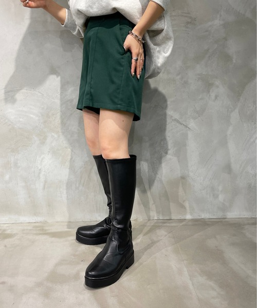 apres jour mignon（アプレジュールミニョン）の「センターシームショートパンツ【ZOZOTOWN限定アイテム】（その他パンツ・レディース・ブラック/その他/グリーン・X-LARGE/フリー）」の14枚目の写真