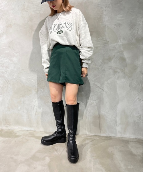 apres jour mignon（アプレジュールミニョン）の「センターシームショートパンツ【ZOZOTOWN限定アイテム】（その他パンツ・レディース・ブラック/その他/グリーン・X-LARGE/フリー）」の16枚目の写真