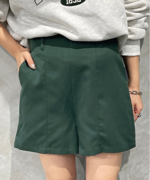 apres jour mignon（アプレジュールミニョン）の「センターシームショートパンツ【ZOZOTOWN限定アイテム】（その他パンツ・レディース・ブラック/その他/グリーン・X-LARGE/フリー）」の19枚目の写真