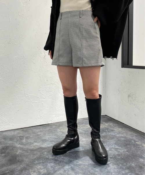 apres jour mignon（アプレジュールミニョン）の「センターシームショートパンツ【ZOZOTOWN限定アイテム】（その他パンツ・レディース・ブラック/その他/グリーン・X-LARGE/フリー）」の22枚目の写真