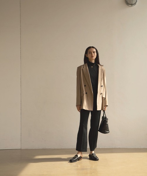 marjour(マージュール)の「SHEER TURTLE KNIT(Tシャツ/カットソー・レディース・ブラック/アイボリー/サーモンピンク/グレー・M)」の19枚目の写真