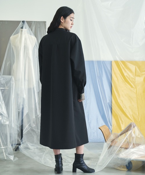 セール】アシンメトリーシャツワンピース（ワンピース）｜VACANCY