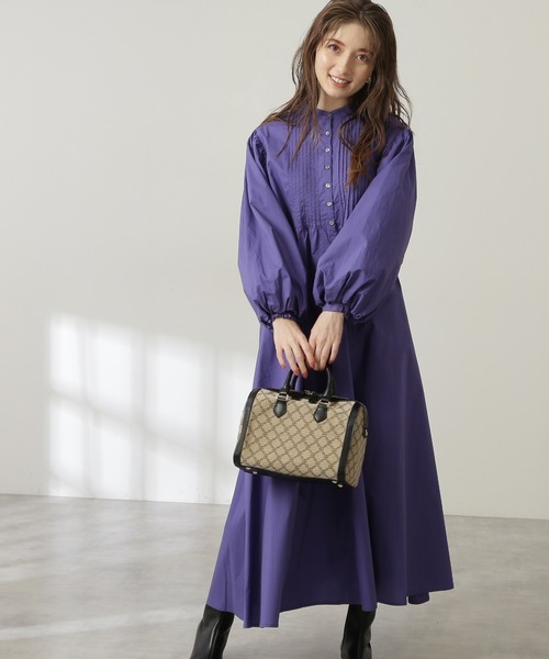 セール S Size Line ピンタックボリュームスリーブワンピース ワンピース N N Natural Beauty Basic エヌエヌナチュラルビューティーベーシック のファッション通販 Zozotown