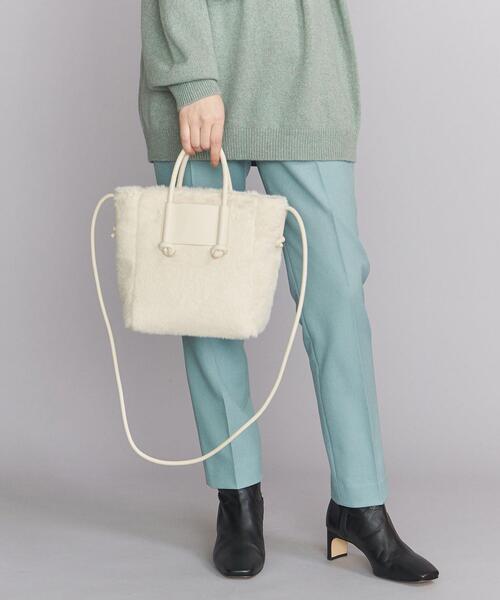 BEAUTY&YOUTH UNITED ARROWS（ビューティーアンドユースユナイテッドアローズ）の「BY タイハンドル ショルダーバッグ -2WAY- ◆（ショルダーバッグ・レディース・オフホワイト/その他1・FREE）」の2枚目の写真