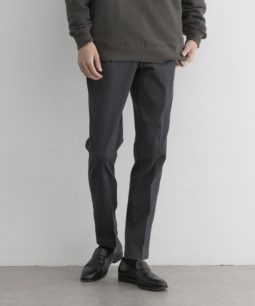 URBAN RESEARCH(アーバンリサーチ)の「URBAN RESEARCH Tailor BARBATIコットンパンツ(スーツパンツ・メンズ・ネイビー/ベージュ・44/46/50/48)」の2枚目の写真