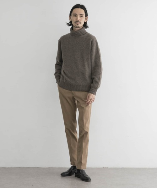 URBAN RESEARCH(アーバンリサーチ)の「URBAN RESEARCH Tailor BARBATIコットンパンツ(スーツパンツ・メンズ・ネイビー/ベージュ・44/46/50/48)」の3枚目の写真