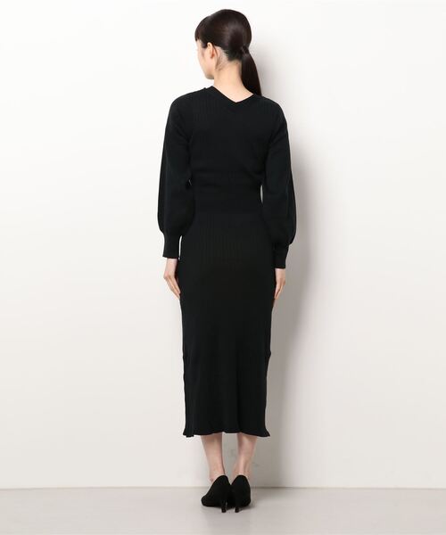 Bustier flare One-piece【Black】 – coxco official