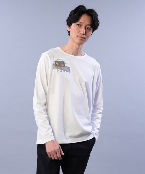レイヤープリント ロンt Tシャツ カットソー Takeo Kikuchi タケオキクチ のファッション通販 Zozotown