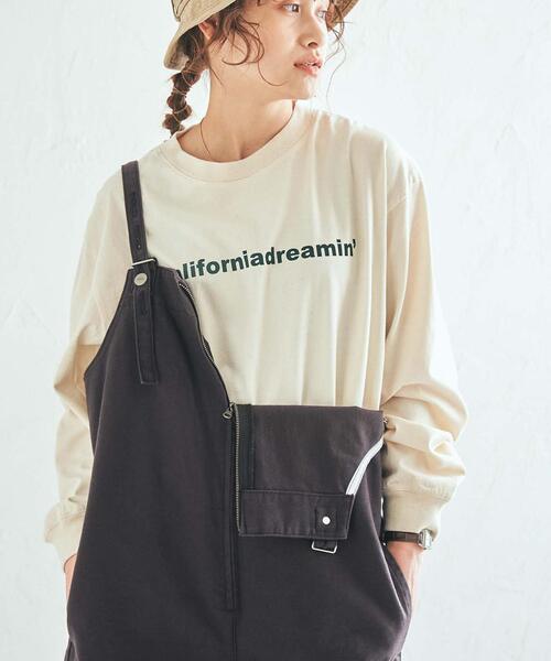 coen（コーエン）の「CaliforniaDreamin'ロゴロングスリーブTシャツ（Tシャツ/カットソー・レディース・ブラック/オフホワイト/ナチュラル・LARGE/MEDIUM）」の7枚目の写真