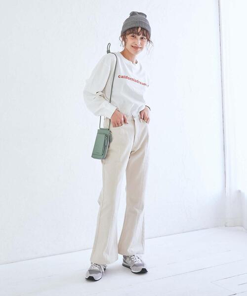 coen（コーエン）の「CaliforniaDreamin'ロゴロングスリーブTシャツ（Tシャツ/カットソー・レディース・ブラック/オフホワイト/ナチュラル・LARGE/MEDIUM）」の9枚目の写真