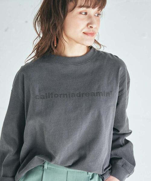 coen（コーエン）の「CaliforniaDreamin'ロゴロングスリーブTシャツ（Tシャツ/カットソー・レディース・ブラック/オフホワイト/ナチュラル・LARGE/MEDIUM）」の13枚目の写真