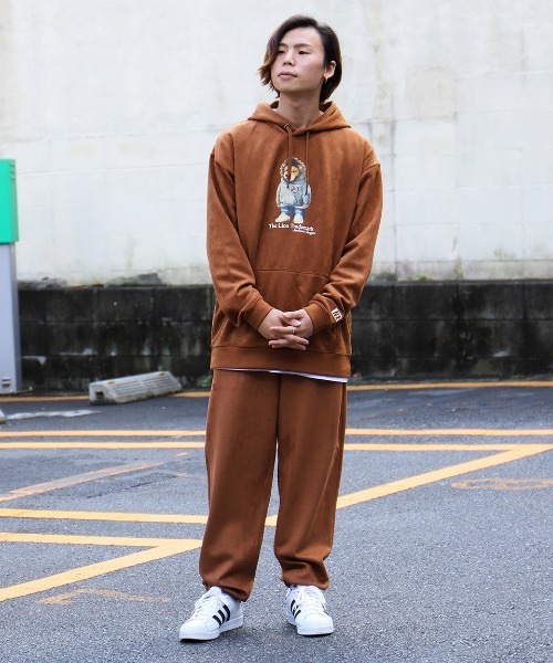 NESTA BRAND（ネスタブランド）の「フェイクスウェードライオンパーカー（パーカー・メンズ・グレー/キャメル・XL/XXL/M/L）」の5枚目の写真