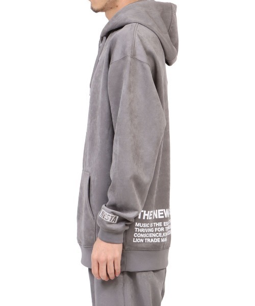 NESTA BRAND（ネスタブランド）の「フェイクスウェードライオンパーカー（パーカー・メンズ・グレー/キャメル・XL/XXL/M/L）」の9枚目の写真
