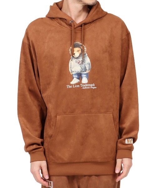 NESTA BRAND（ネスタブランド）の「フェイクスウェードライオンパーカー（パーカー・メンズ・グレー/キャメル・XL/XXL/M/L）」の10枚目の写真