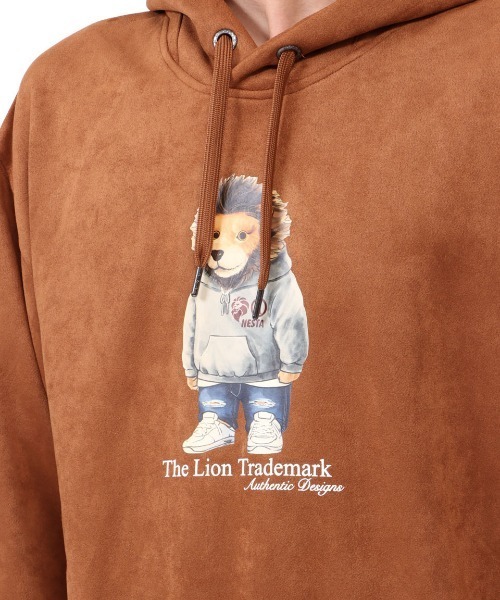 NESTA BRAND（ネスタブランド）の「フェイクスウェードライオンパーカー（パーカー・メンズ・グレー/キャメル・XL/XXL/M/L）」の21枚目の写真