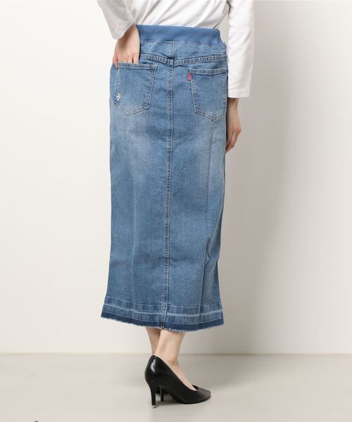 チチカカ(チチカカ)の「リブスキニースカート(デニムスカート・レディース・ライトブルー/インディゴブルー・LARGE/MEDIUM)」の13枚目の写真