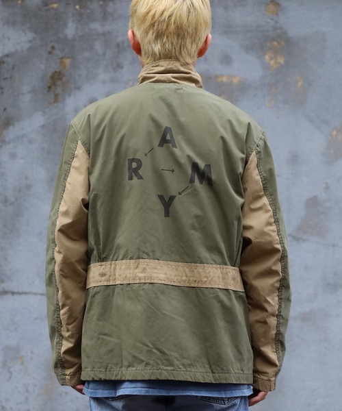 CAL O LINE(キャルオーライン)の「CAL O LINE / キャルオーライン ARMY M-41 JK フィールドジャケット 40年代 ミリタリー(ミリタリージャケット・メンズ・カーキ・M)」の3枚目の写真