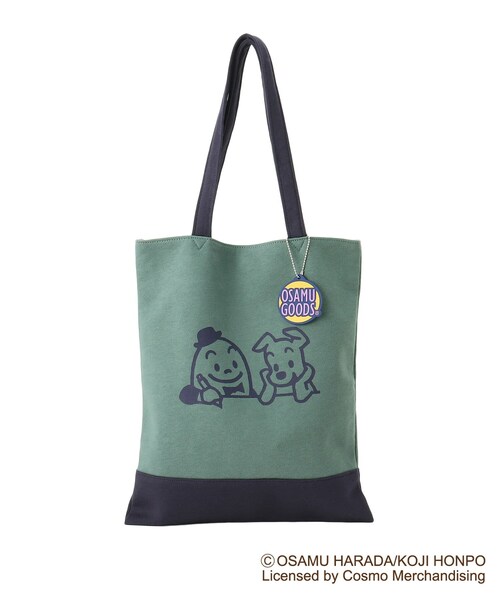 SHOO・LA・RUE（シューラルー）の「◆【コラボ】OSAMU GOODS(オサムグッズ)縦型トートバッグ（トートバッグ・レディース・グレー/ベージュ/グリーン/ライトパープル・00）」の4枚目の写真