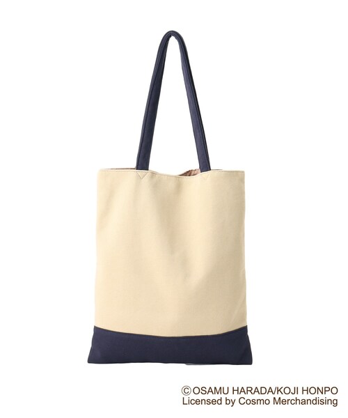 SHOO・LA・RUE（シューラルー）の「◆【コラボ】OSAMU GOODS(オサムグッズ)縦型トートバッグ（トートバッグ・レディース・グレー/ベージュ/グリーン/ライトパープル・00）」の7枚目の写真