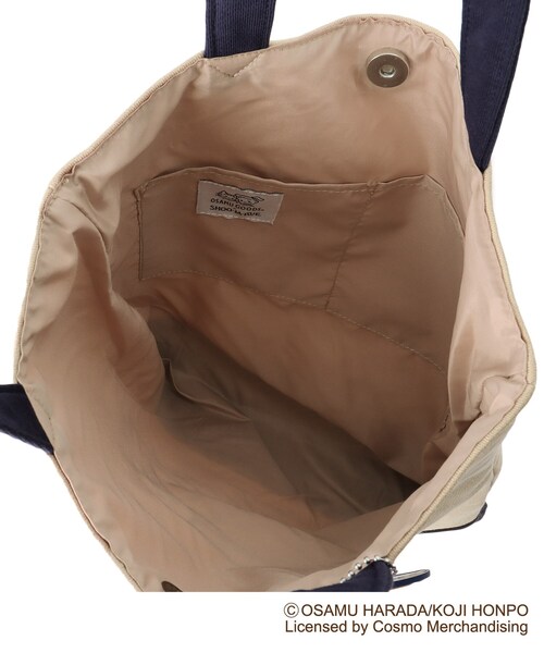 SHOO・LA・RUE（シューラルー）の「◆【コラボ】OSAMU GOODS(オサムグッズ)縦型トートバッグ（トートバッグ・レディース・グレー/ベージュ/グリーン/ライトパープル・00）」の8枚目の写真