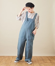 CUBE SUGAR | オックス 無地 サロペットパンツ(サロペット/オーバーオール)