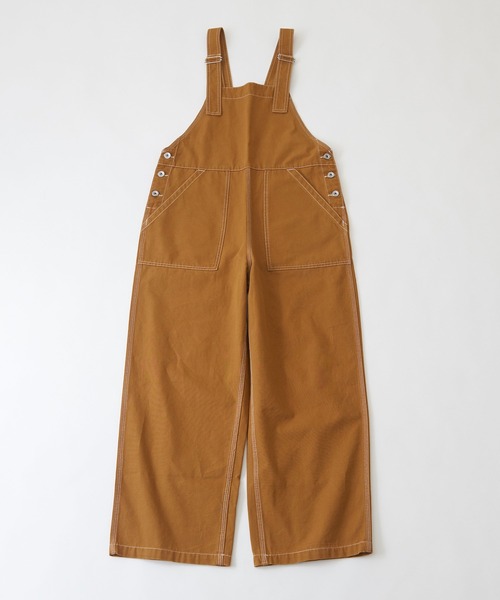 CUBE SUGAR（キューブシュガー）の「オックス 無地 サロペットパンツ