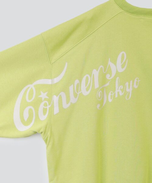 CONVERSE TOKYO(コンバーストウキョウ)の「ロゴプリントスウェット(Tシャツ/カットソー・レディース・アイボリー/ピンク/ブラック/ミント/グリーン・FREE)」の17枚目の写真