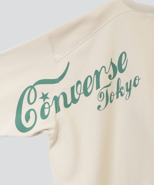 CONVERSE TOKYO(コンバーストウキョウ)の「ロゴプリントスウェット(Tシャツ/カットソー・レディース・アイボリー/ピンク/ブラック/ミント/グリーン・FREE)」の18枚目の写真