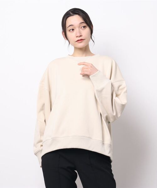 CONVERSE TOKYO(コンバーストウキョウ)の「ロゴプリントスウェット(Tシャツ/カットソー・レディース・アイボリー/ピンク/ブラック/ミント/グリーン・FREE)」の12枚目の写真