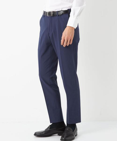 WORK TRIP OUTFITS GREEN LABEL RELAXING(ワークトリップアウトフィッツグリーンレーベル リラクシング)の「WTO キマワシ マジコンフォート スラックス -ウォッシャブル・防シワ・ストレッチ- **(スラックス・メンズ・ネイビー/グレー・S/76/M/80/L/84/XL/88)」の2枚目の写真